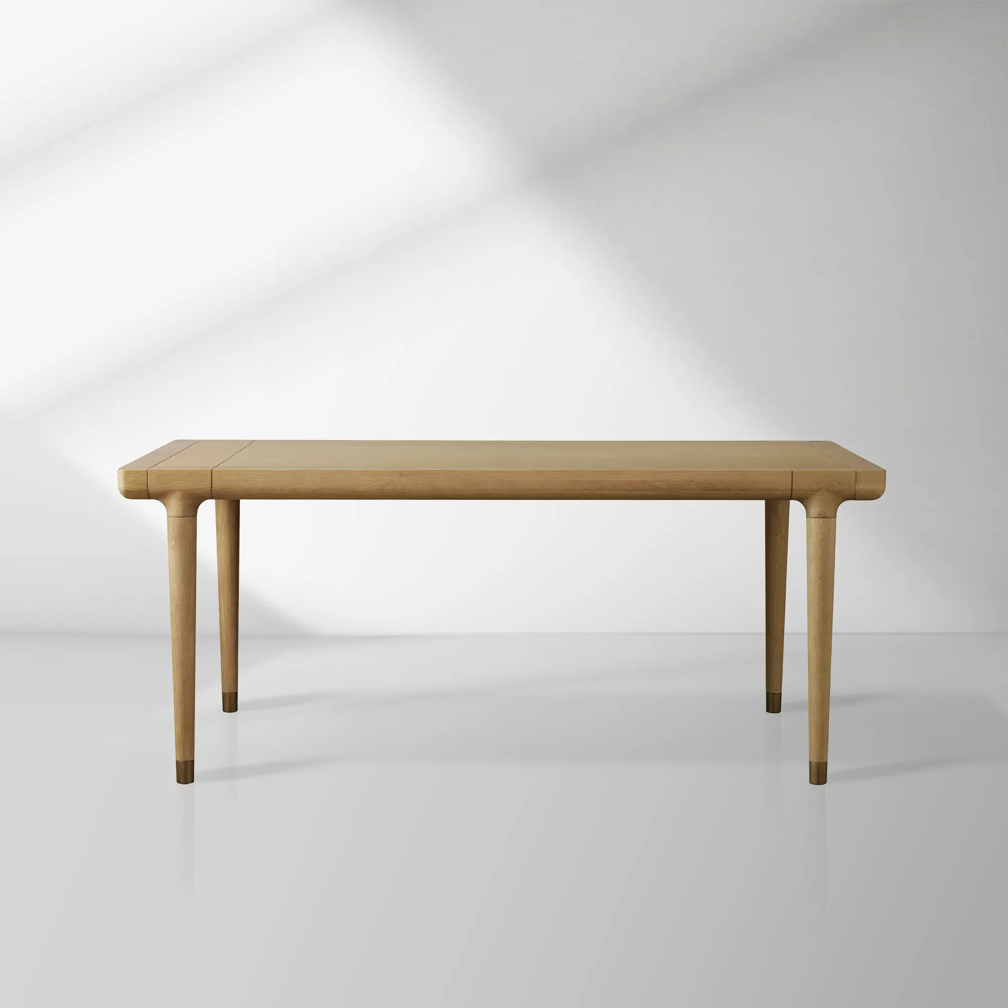 Eletta European White Oak Extensions Dining Table