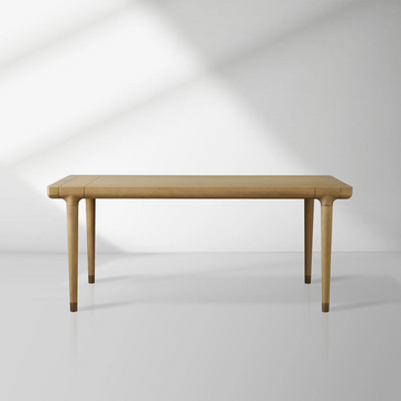 Eletta European White Oak Extensions Dining Table