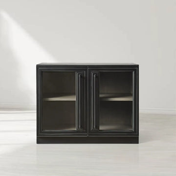 Factory Small Cabinet with Tempered Glass Doors
