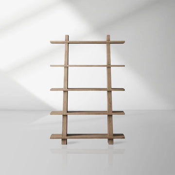 Panta Romanian oak Wood Bookcase
