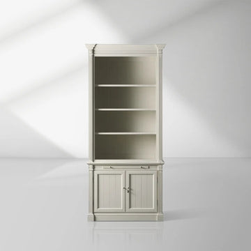 Athens Old-World Modular Solid Wood Bookcase