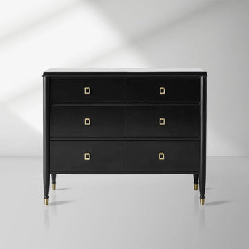 Lavenir French 6-Drawer Chest Dressers Wood Storage Cabinet