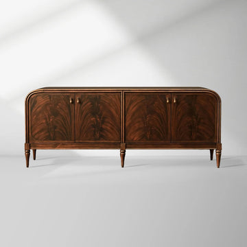 Frances Vintage Sideboard Mahogany buffet Storage Wood Entryways Cabinet