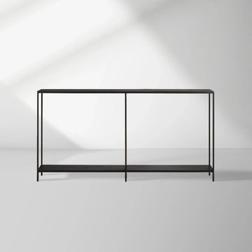 Kavali Console Table Solid Iron Frame Entrance Side Table