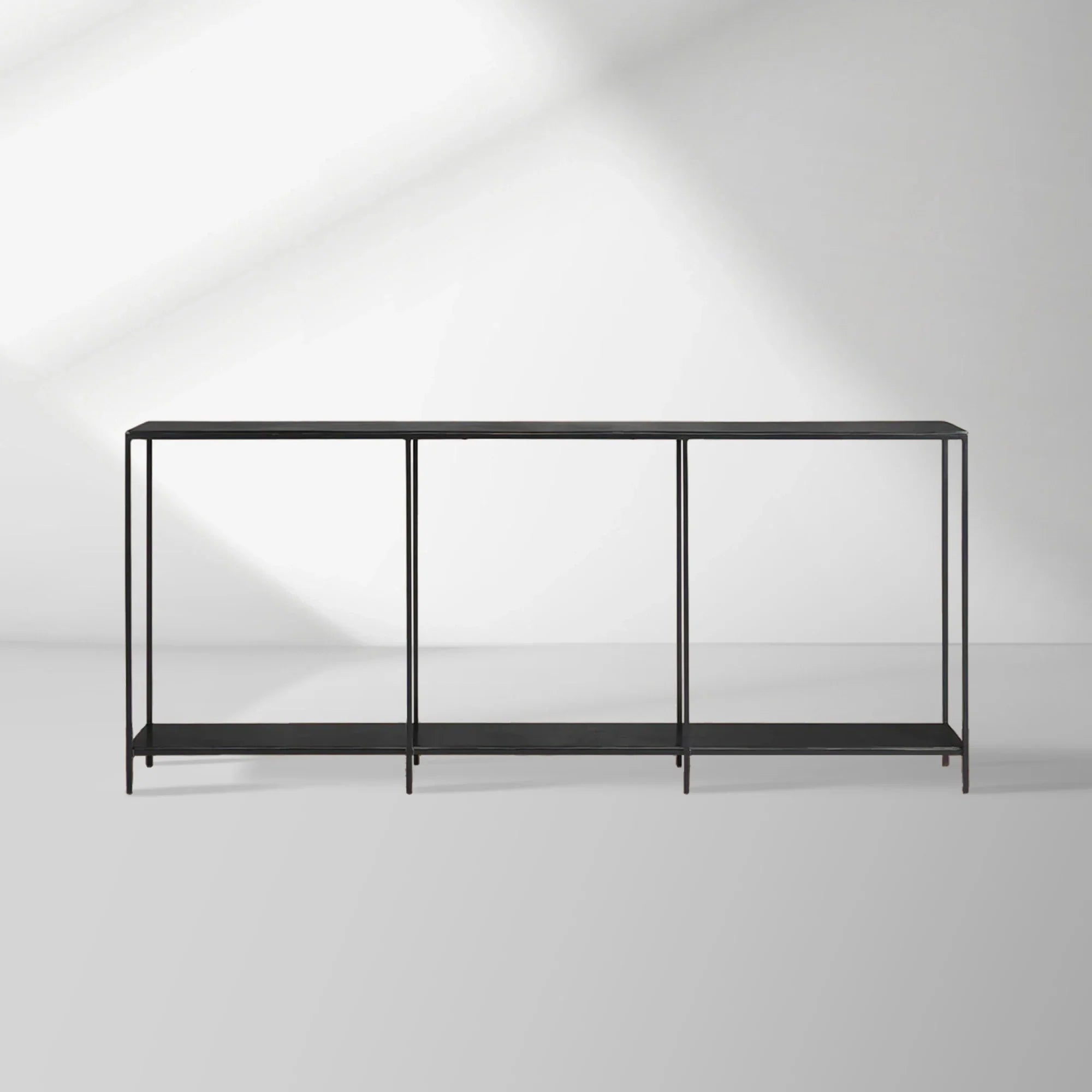 Kavali Console Table Solid Iron Frame Entrance Side Table