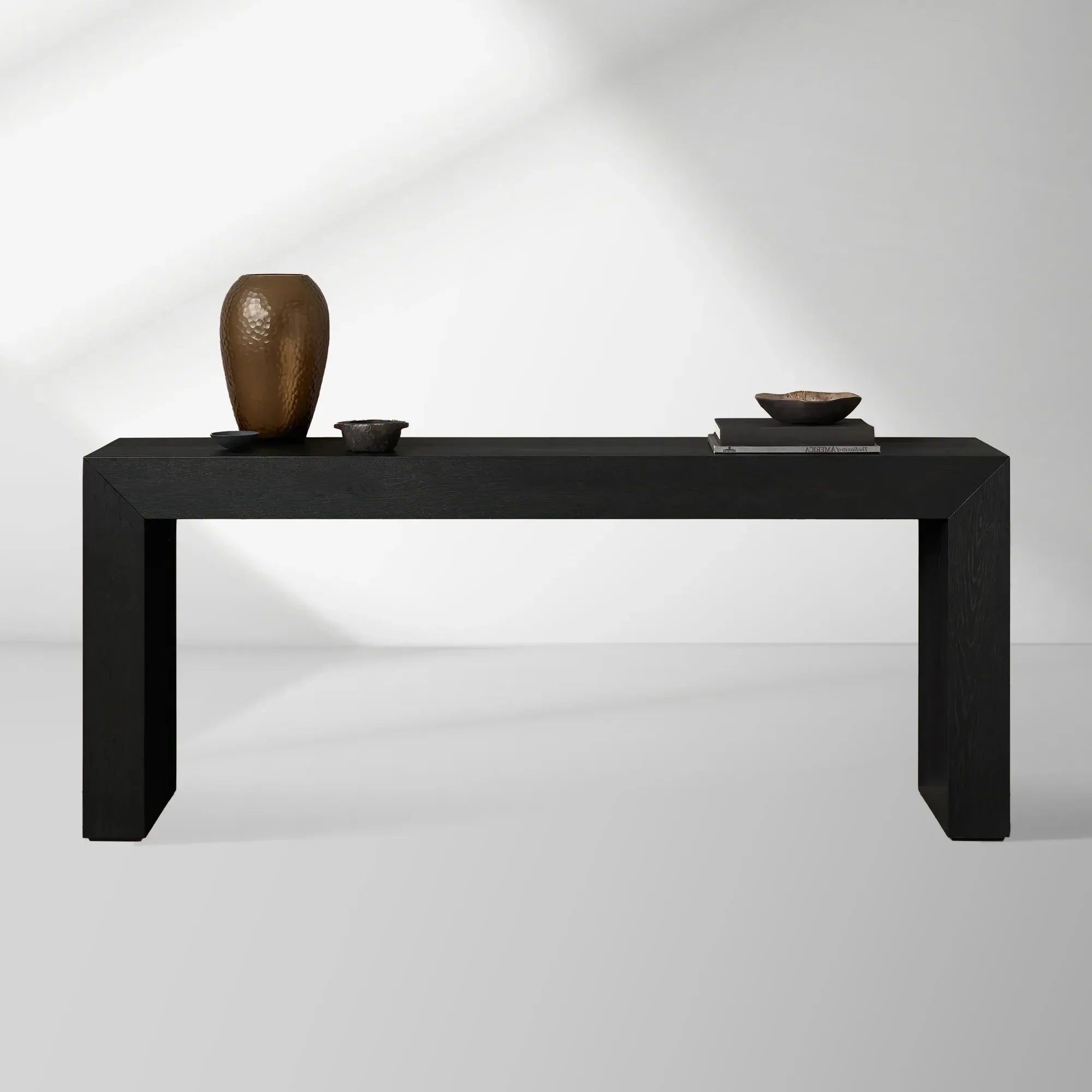Sullivan Entryway Console Table Solid Oak Hallway Entrance Table