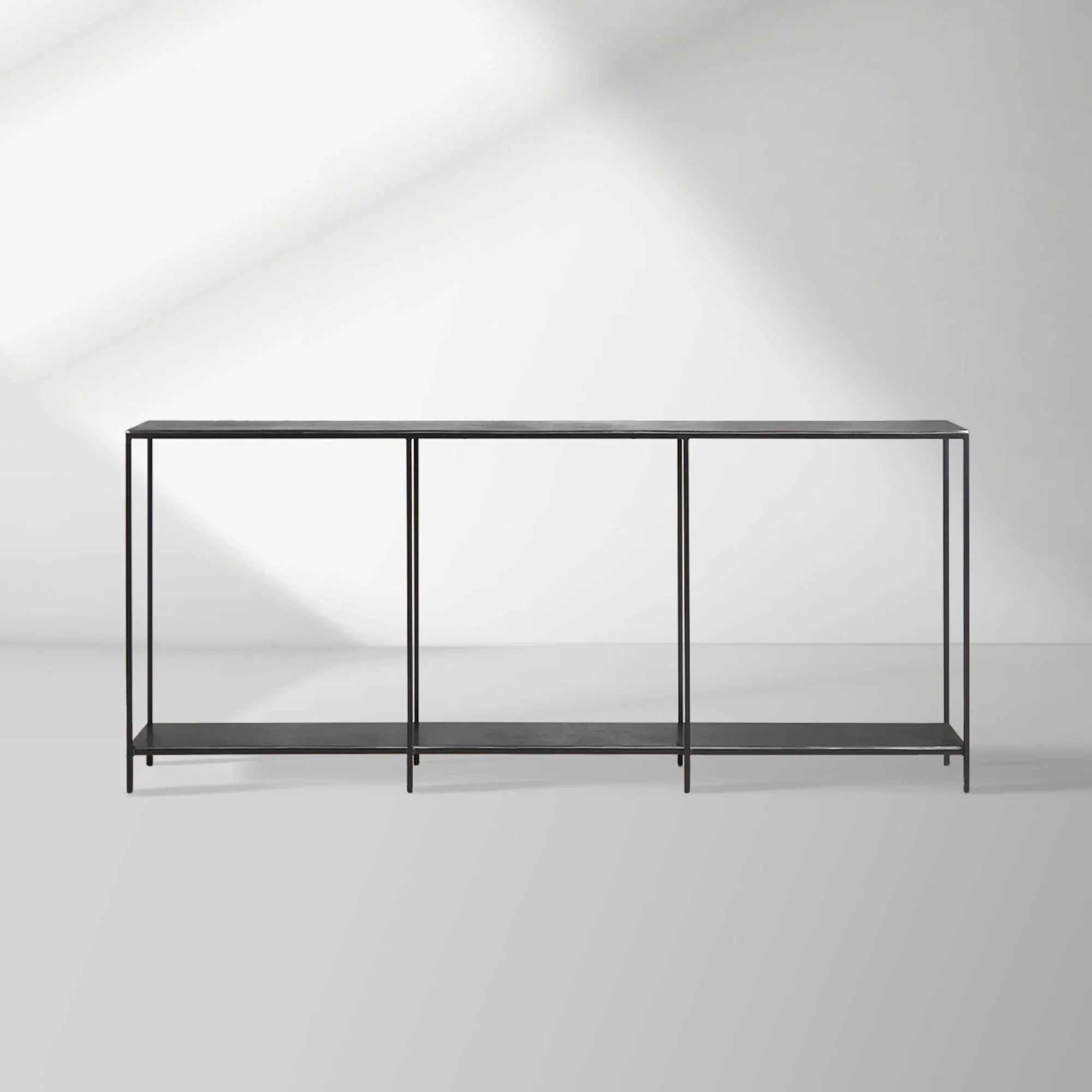 Kavali Console Table Solid Iron Frame Entrance Side Table