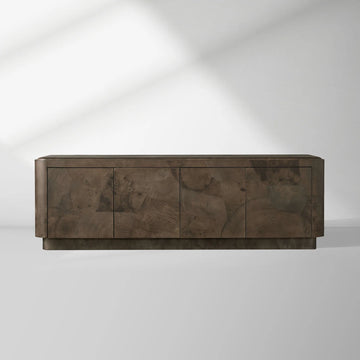 Polanco TV Stand Unit Wood Sideboard Media Console Ash Entryways Storage Cabinet