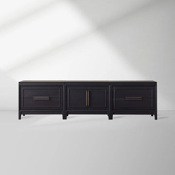 Rowan 4 Drawers TV Stand Unit Wood Entryways Storage Sideboard Cabinet Media Console