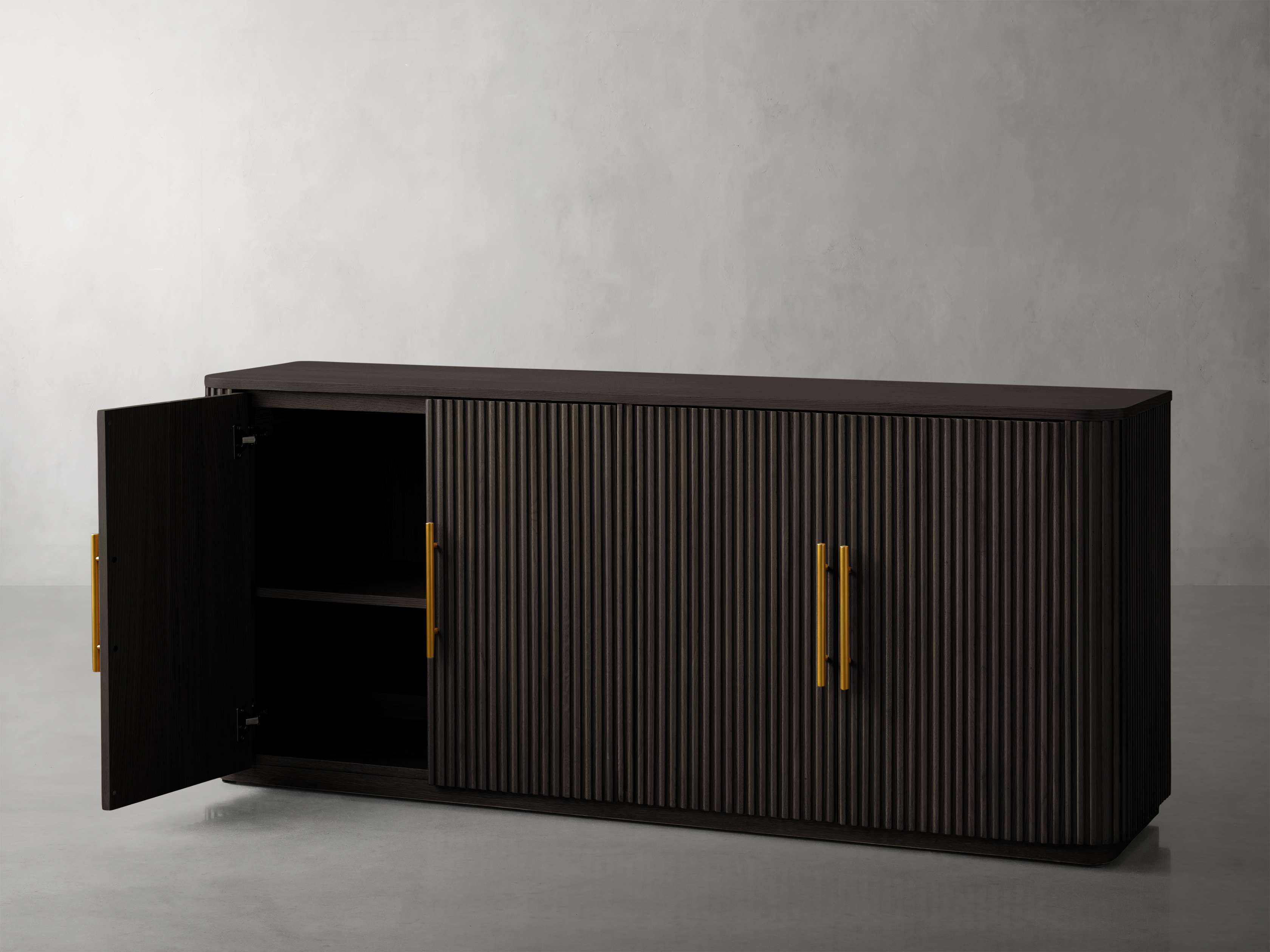 Finnley Wood Sideboard Modern Dining Room Buffet Storage Cabinet