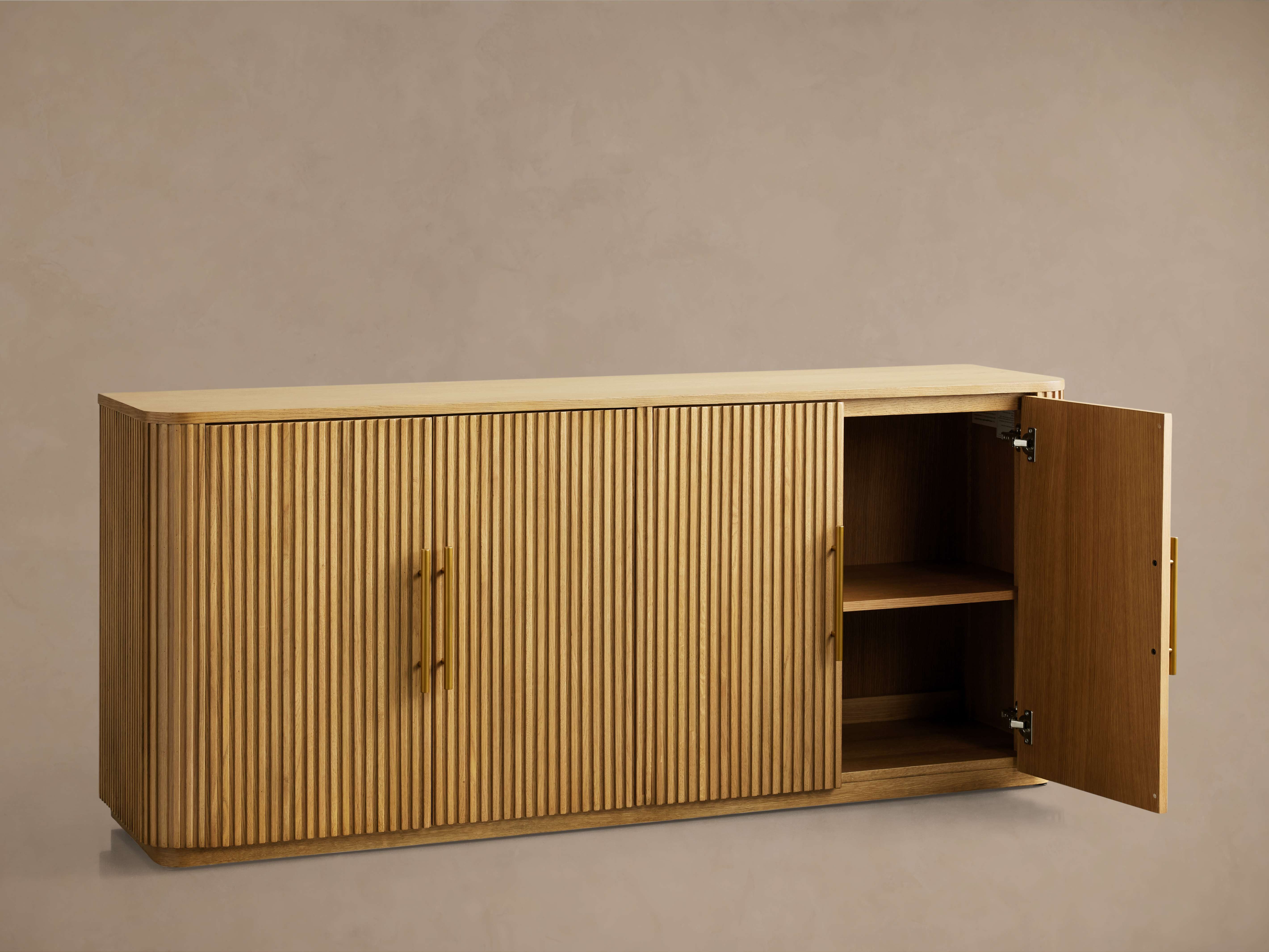 Finnley Wood Sideboard Modern Dining Room Buffet Storage Cabinet