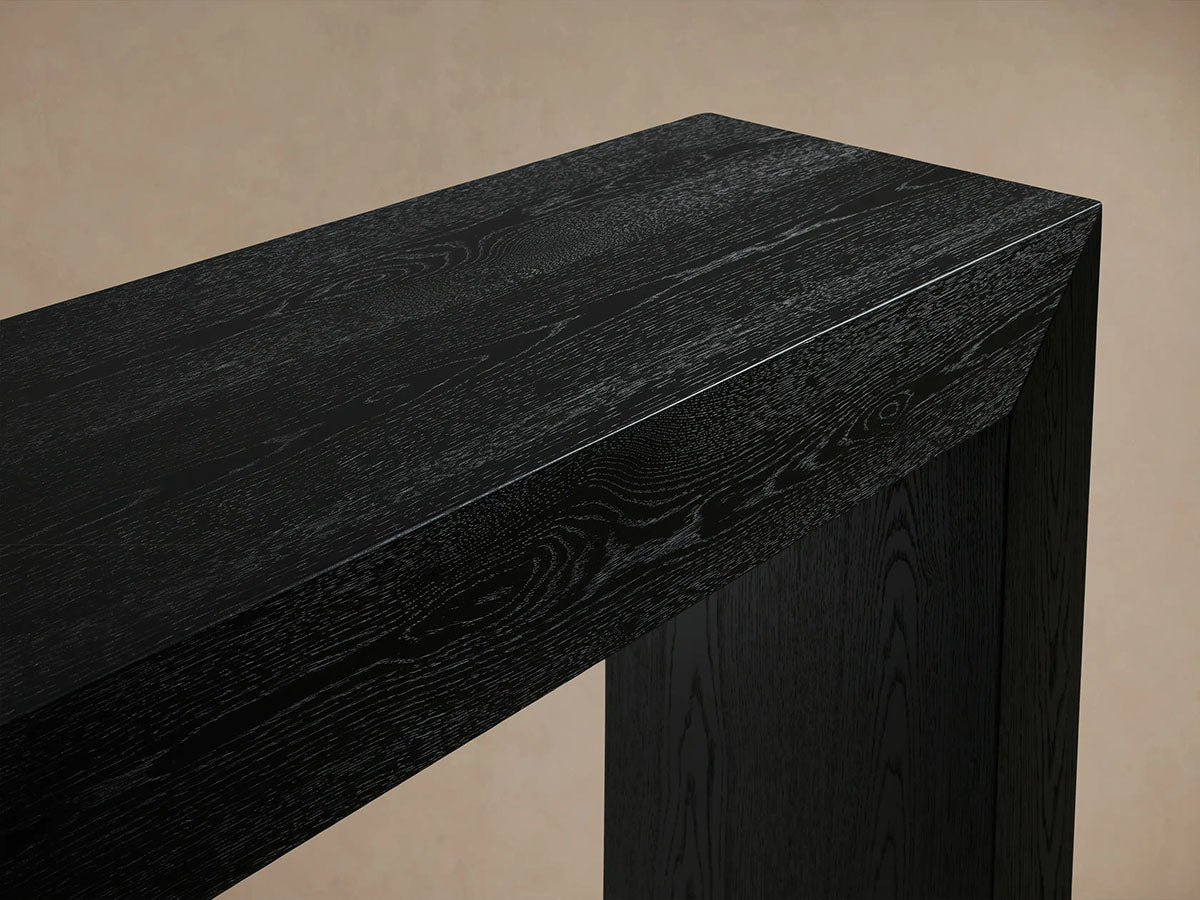 Sullivan Entryway Console Table Solid Oak Hallway Entrance Table