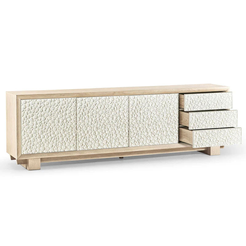 Water Pelagic Sculpted TV Stand Storage Cabinet