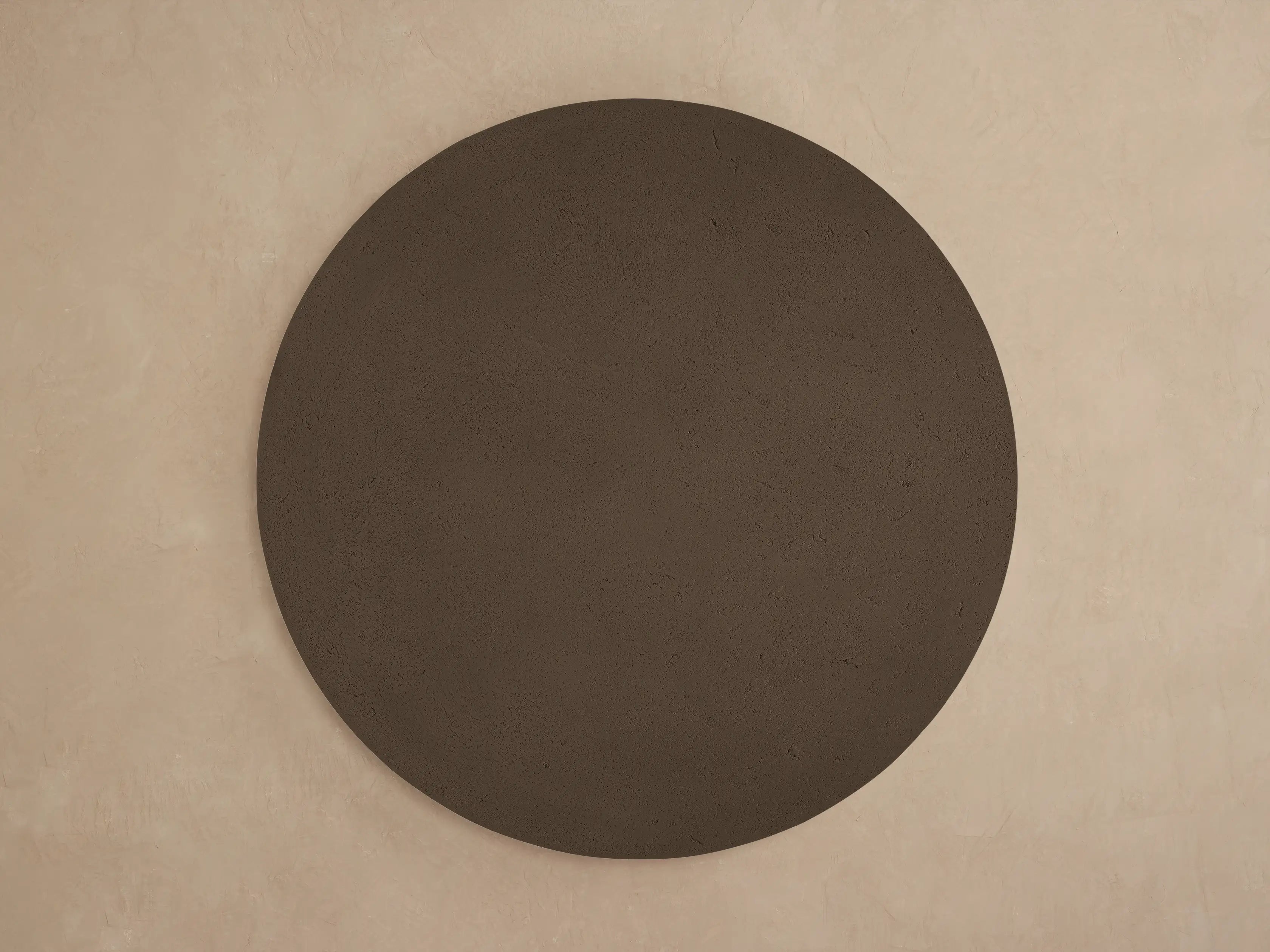 Azores Round Concrete Outdoor Coffee Table for Patio and Terrace Spaces