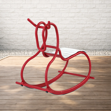 Butterfly Inspired Aluminum Outdoor Kids Rocking Chair