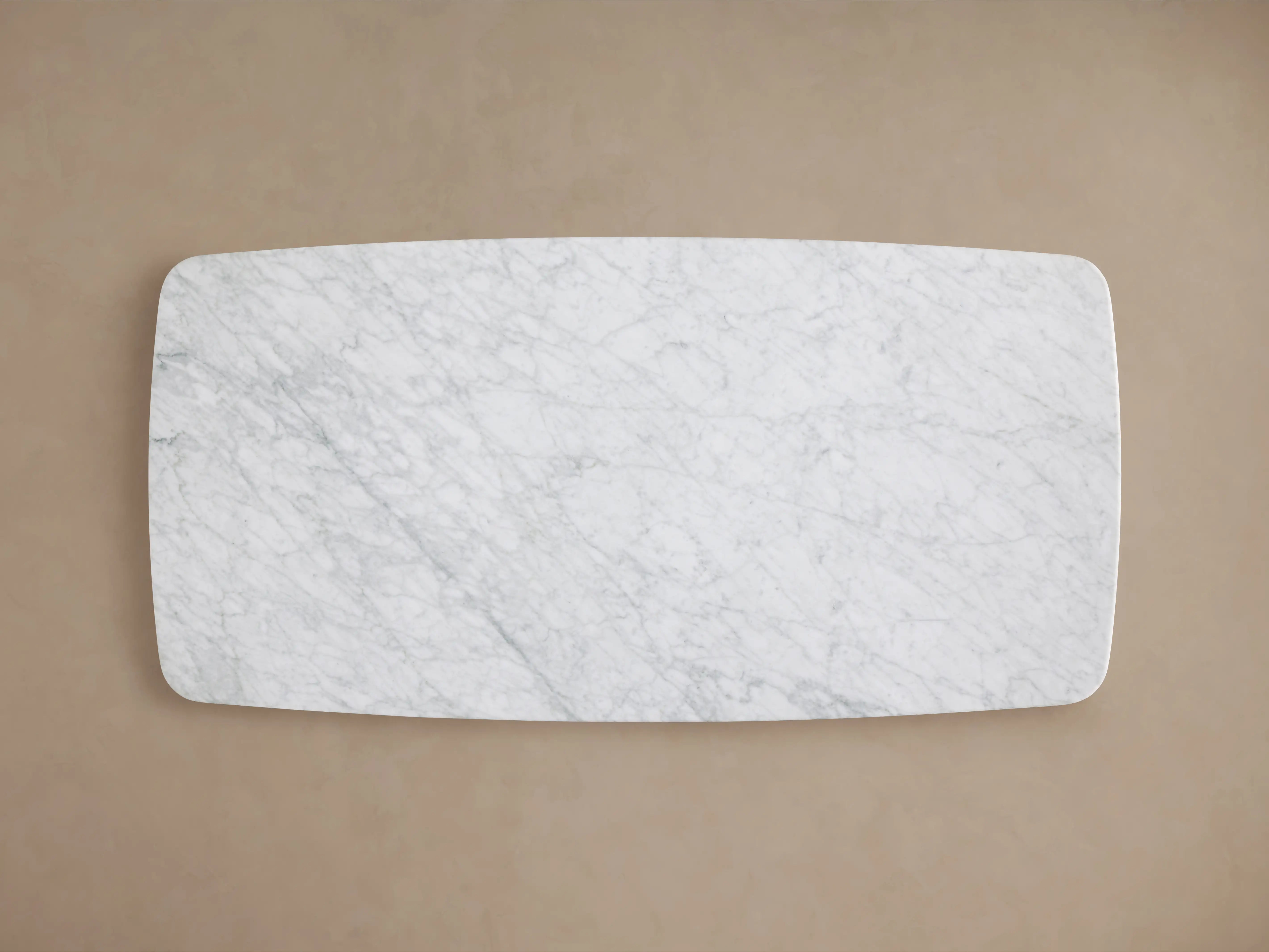 Saint Germain Stone Coffee Table with Rennes Base in Natural Stone