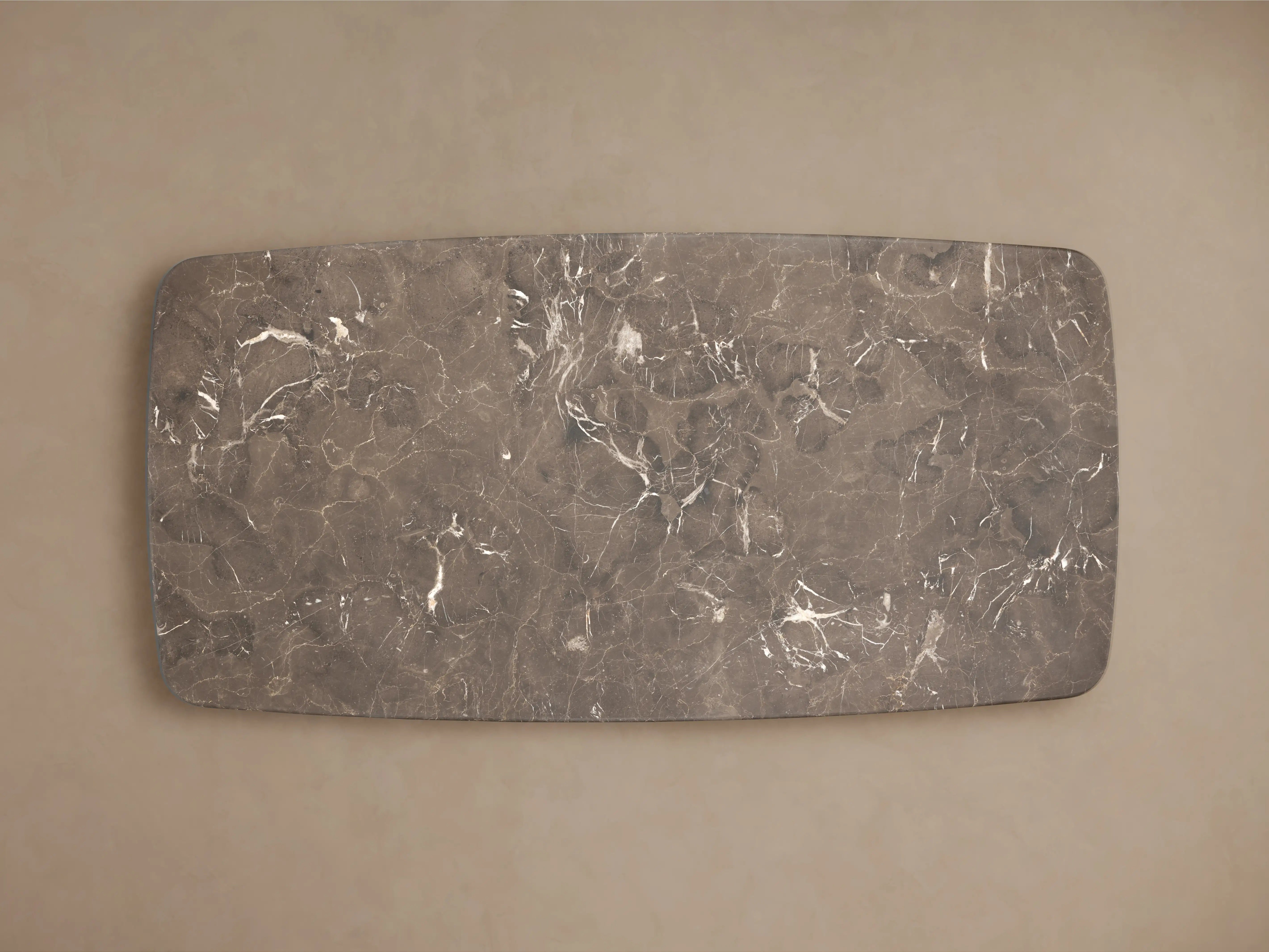Saint Germain Stone Coffee Table with Rennes Base in Natural Stone
