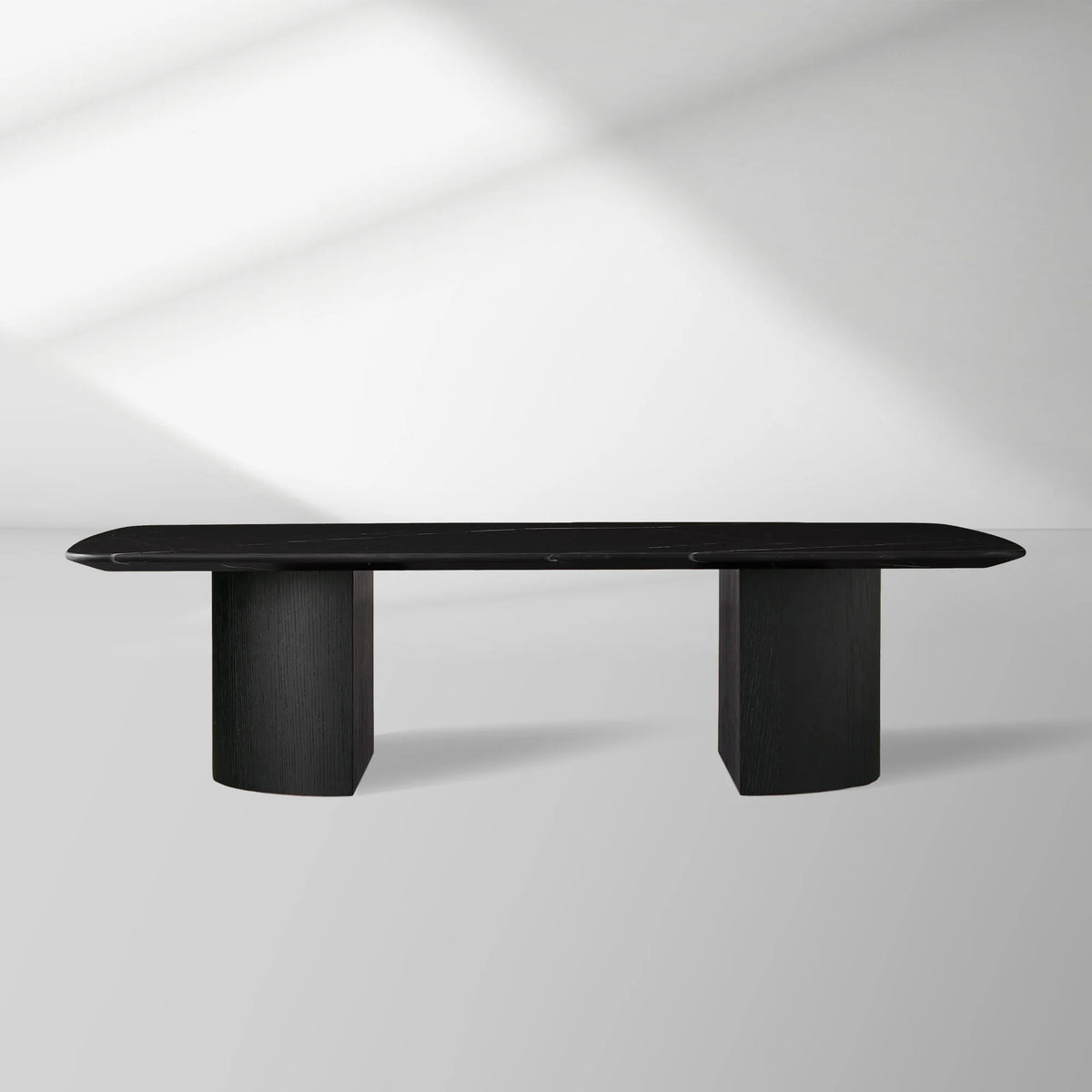 San Germani 72" Stone Coffee Table with Dauphine Metal Base