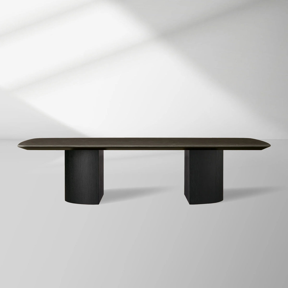 San Germani 72" Stone Coffee Table with Dauphine Metal Base