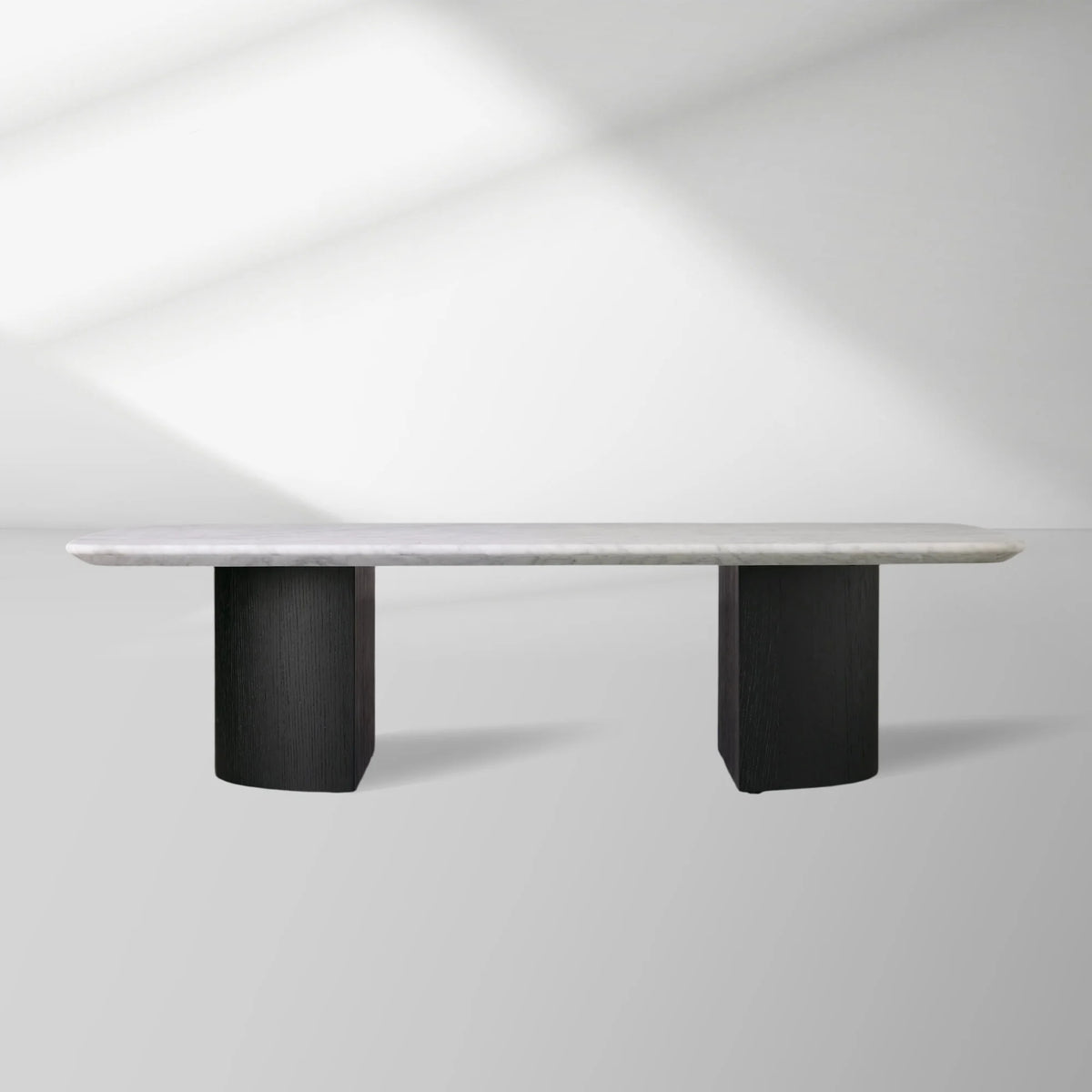 San Germani 72" Stone Coffee Table with Dauphine Metal Base