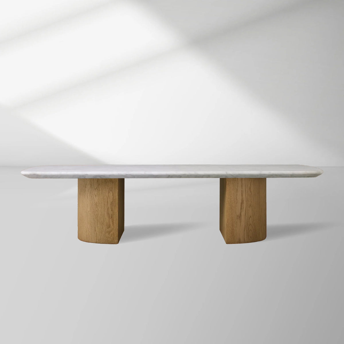San Germani 72" Stone Coffee Table with Dauphine Metal Base
