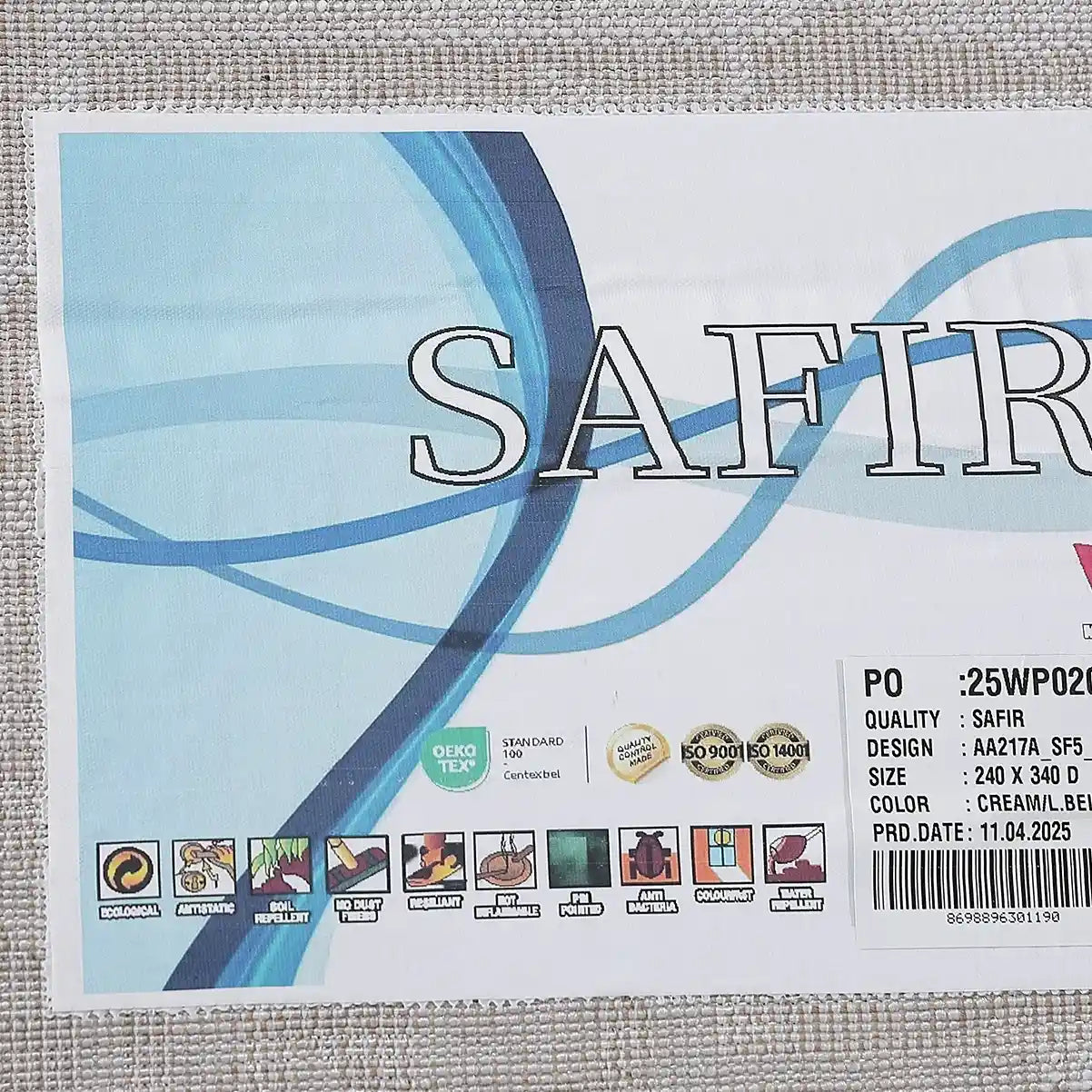 Safei Layered Geometric Calm Area Rug