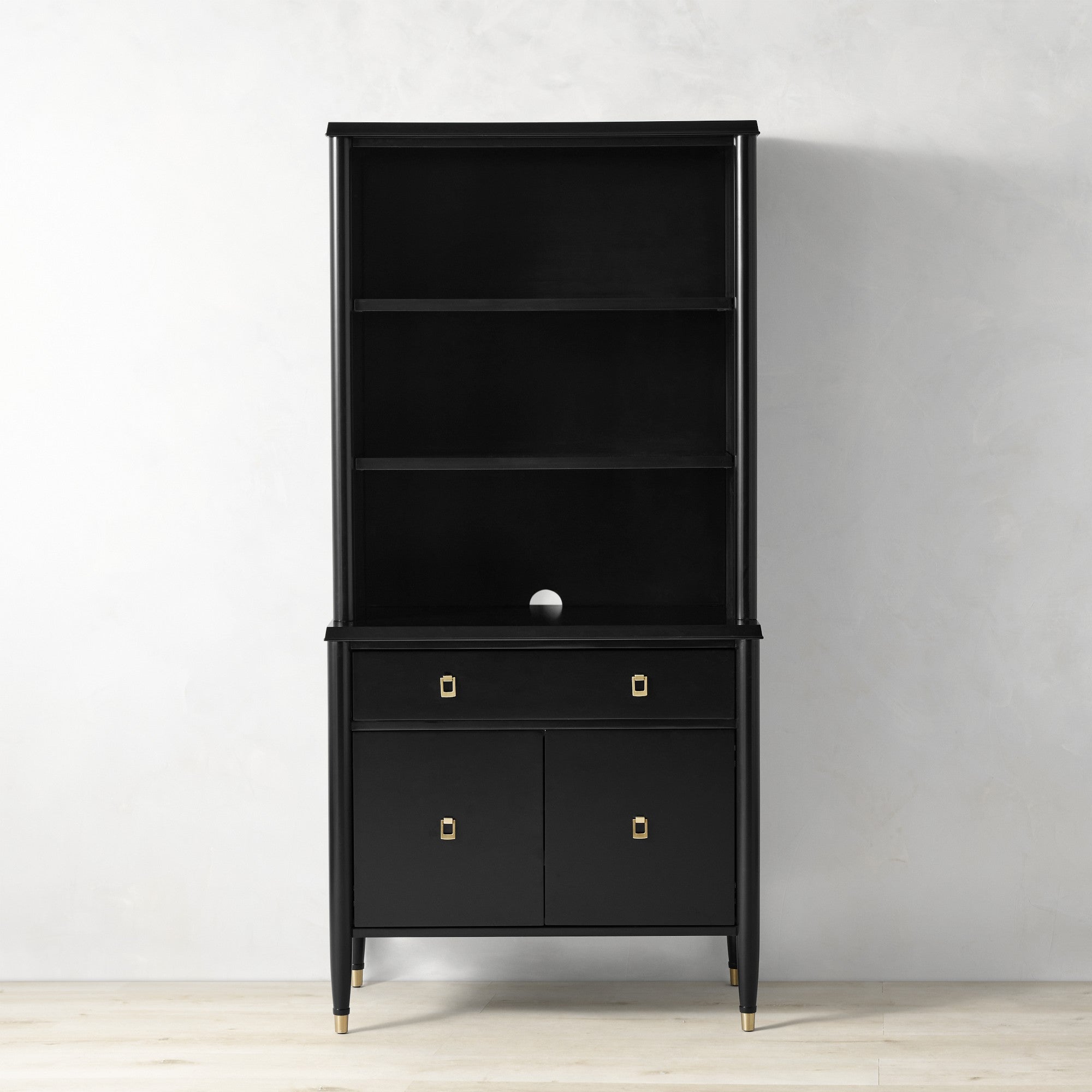 Lavenir French-Inspired Storage Hutch Modular Shelving & Cabinet
