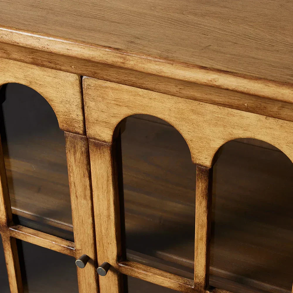 Merritt Low Dining Buffet Cabinet Solid Pine c