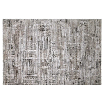 Milano Layered Linear Abstract Neutral Area Rug Industrial Texture Understated Sophisticated & Versatile Carpet Modern Layered Linear Abstract Style
