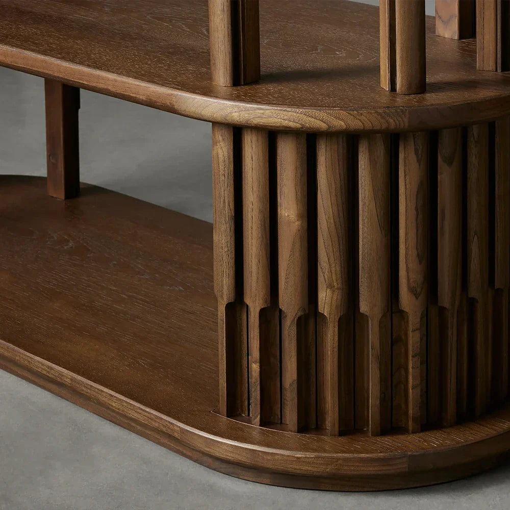 Paleta Solid Oak Wood Bookcase