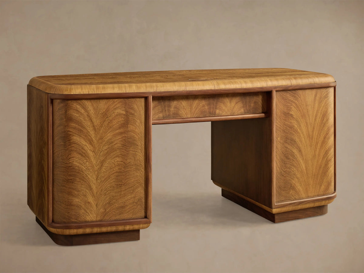 Palma Executive Wood Desk Large Home Office Storage Desk