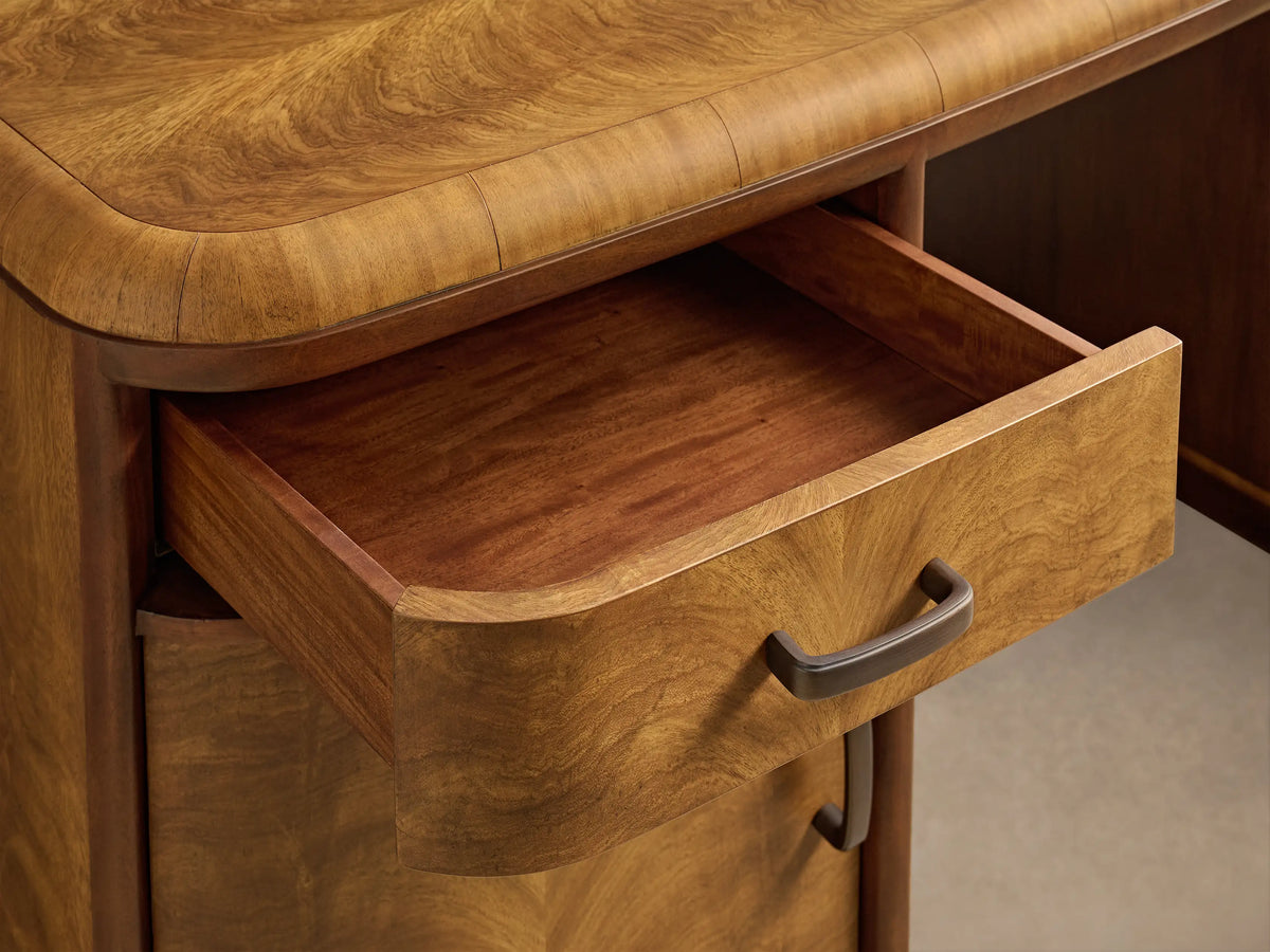 Palma Executive Wood Desk Large Home Office Storage Desk