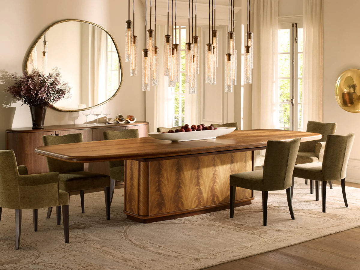 Palma Extendable Wood Dining Table Large Rectangular Dining Table