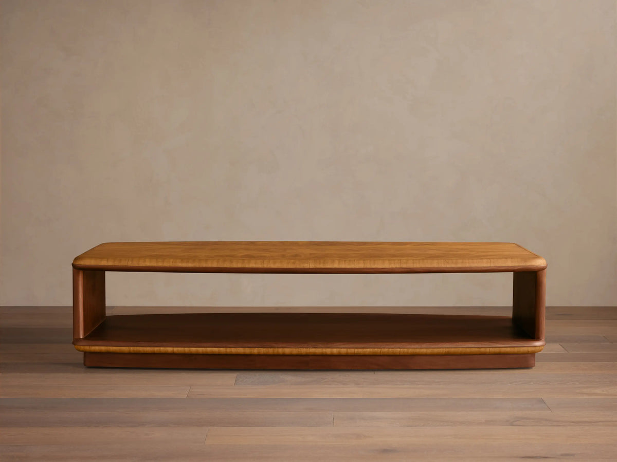 Palma Rectangular Wood Coffee Table Large Living Room Table