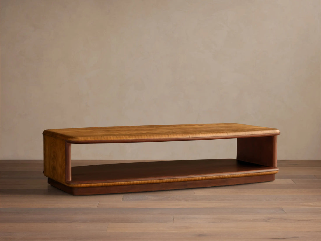 Palma Rectangular Wood Coffee Table Large Living Room Table
