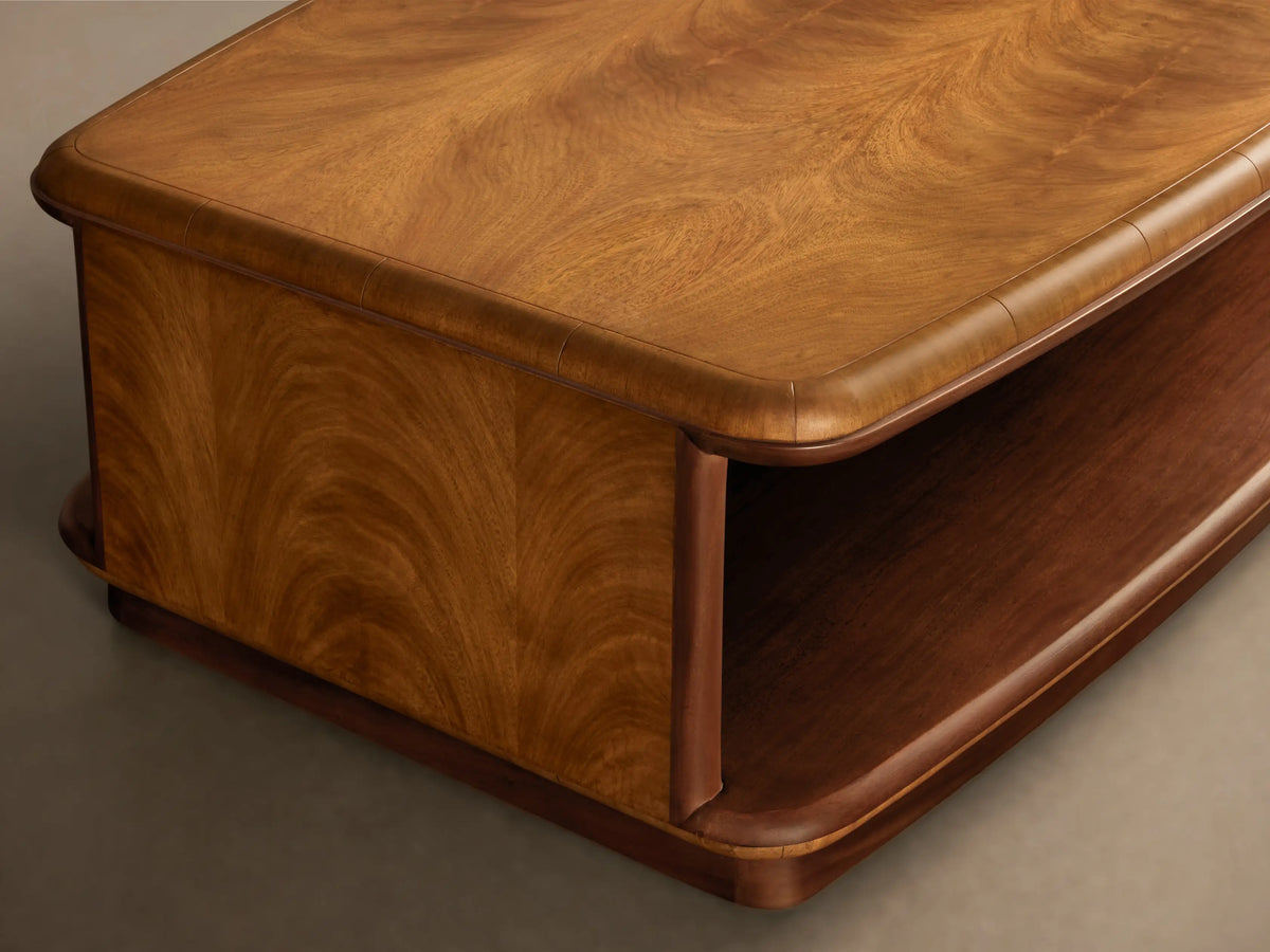 Palma Rectangular Wood Coffee Table Large Living Room Table