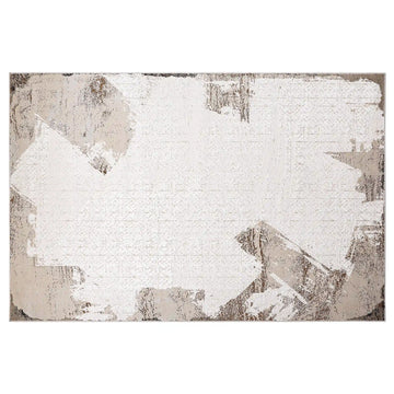 Puxina Soft Gradient Textured Neutral Area Rug with Relaxation & Craftsmanship Carpet Minimalist Wabi-Sabi Style
