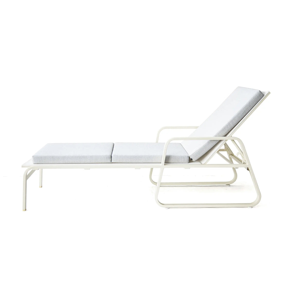 Adjustable Aluminum Outdoor Sun Lounger Set with Water Repellent Cushions