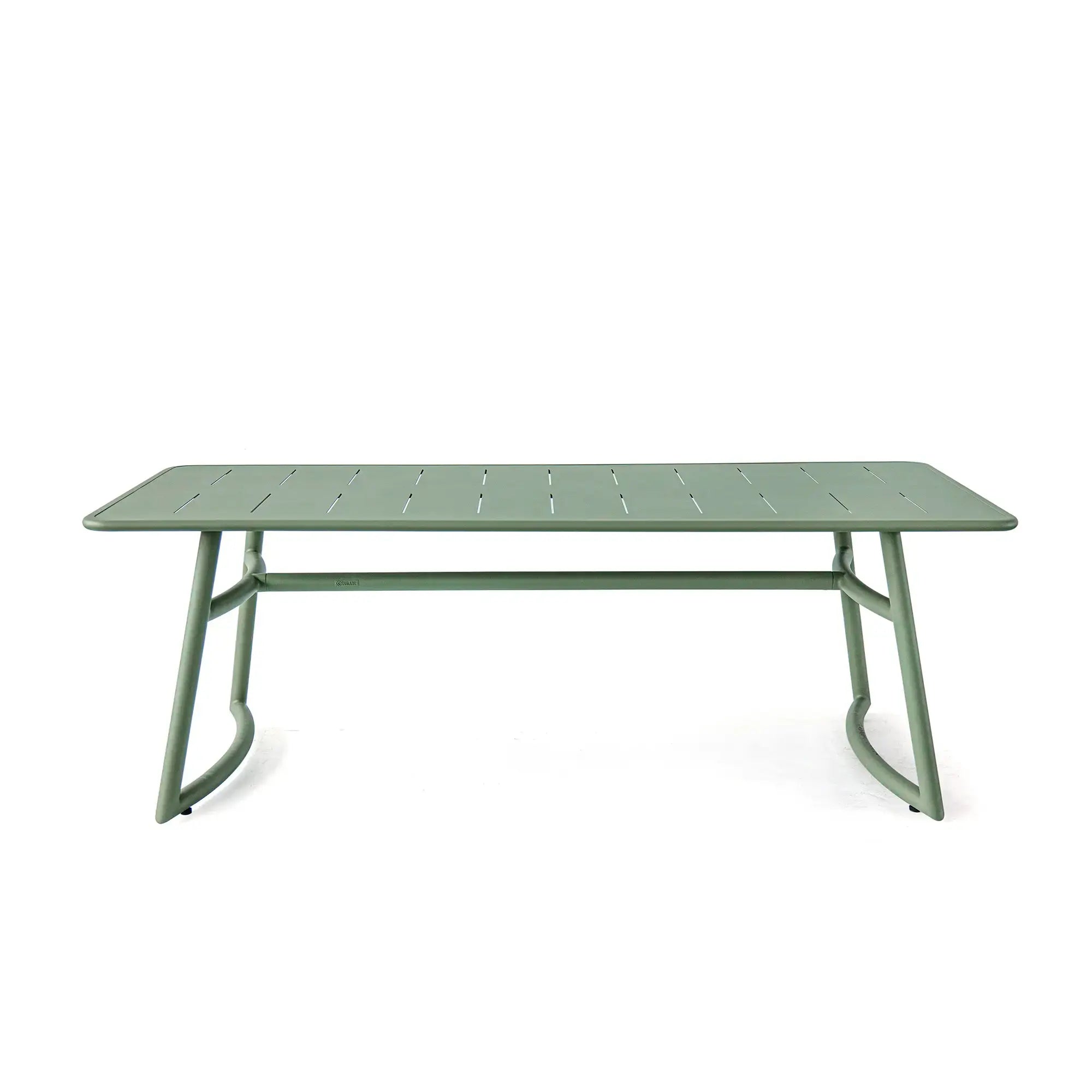 Victory Aluminum Outdoor Dining Set with Cactus Green Finish