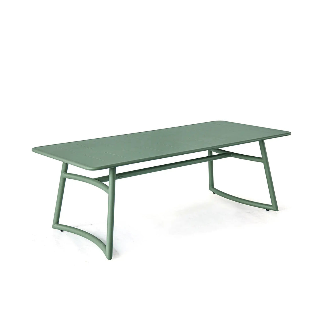 Victory Aluminum Outdoor Dining Set with Cactus Green Finish