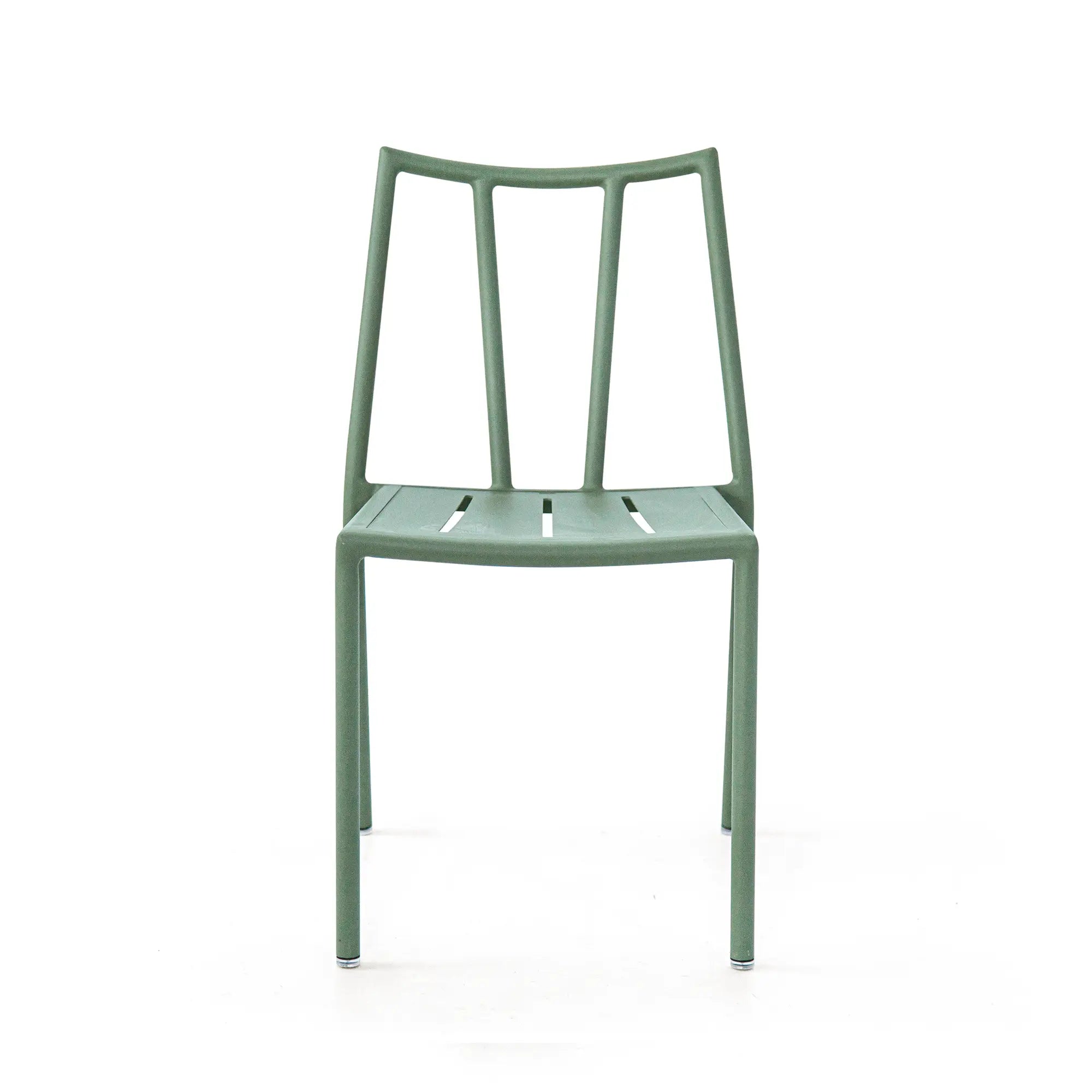 Victory Aluminum Outdoor Dining Set with Cactus Green Finish