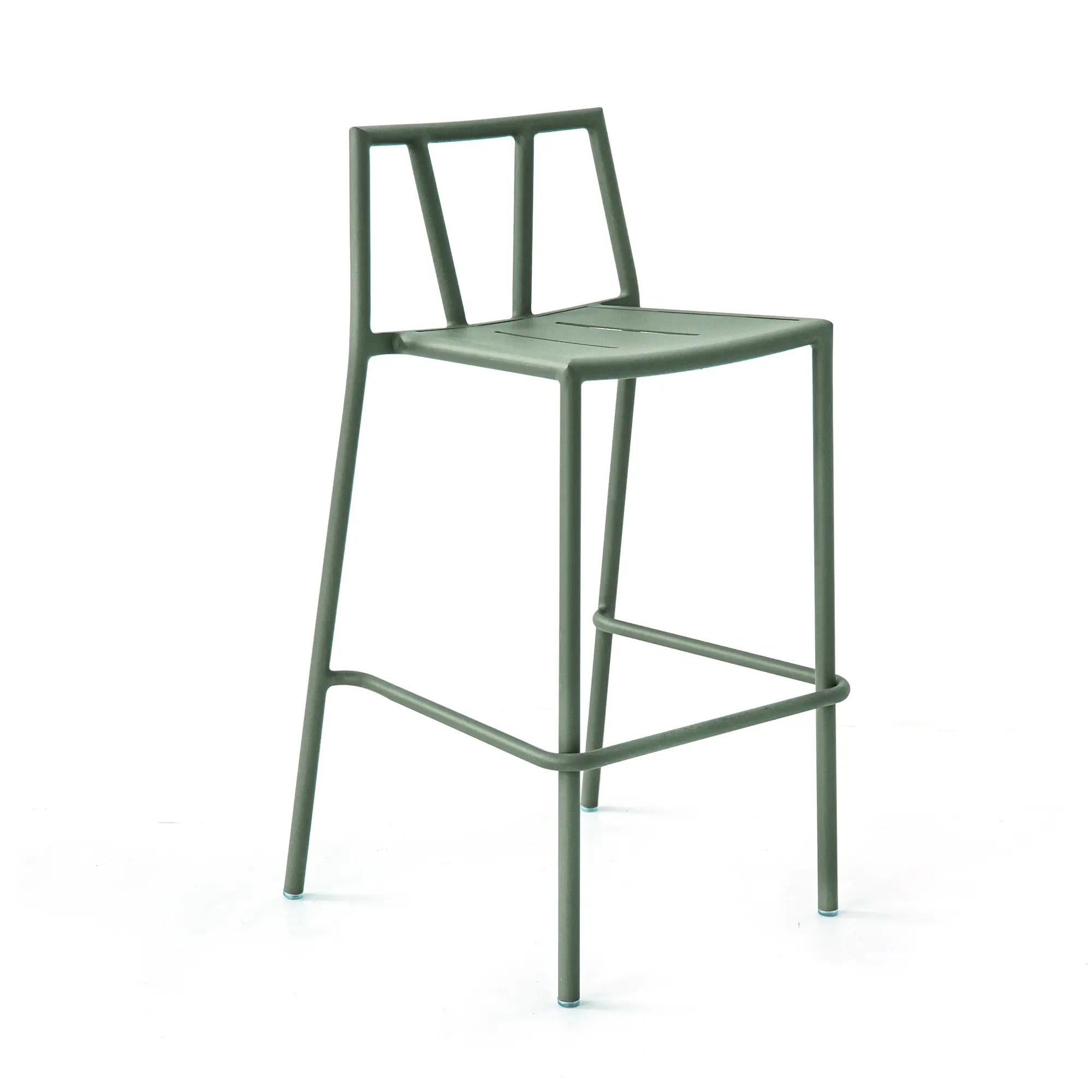 Victory Aluminum Outdoor Bar Set with Cactus Green Finish