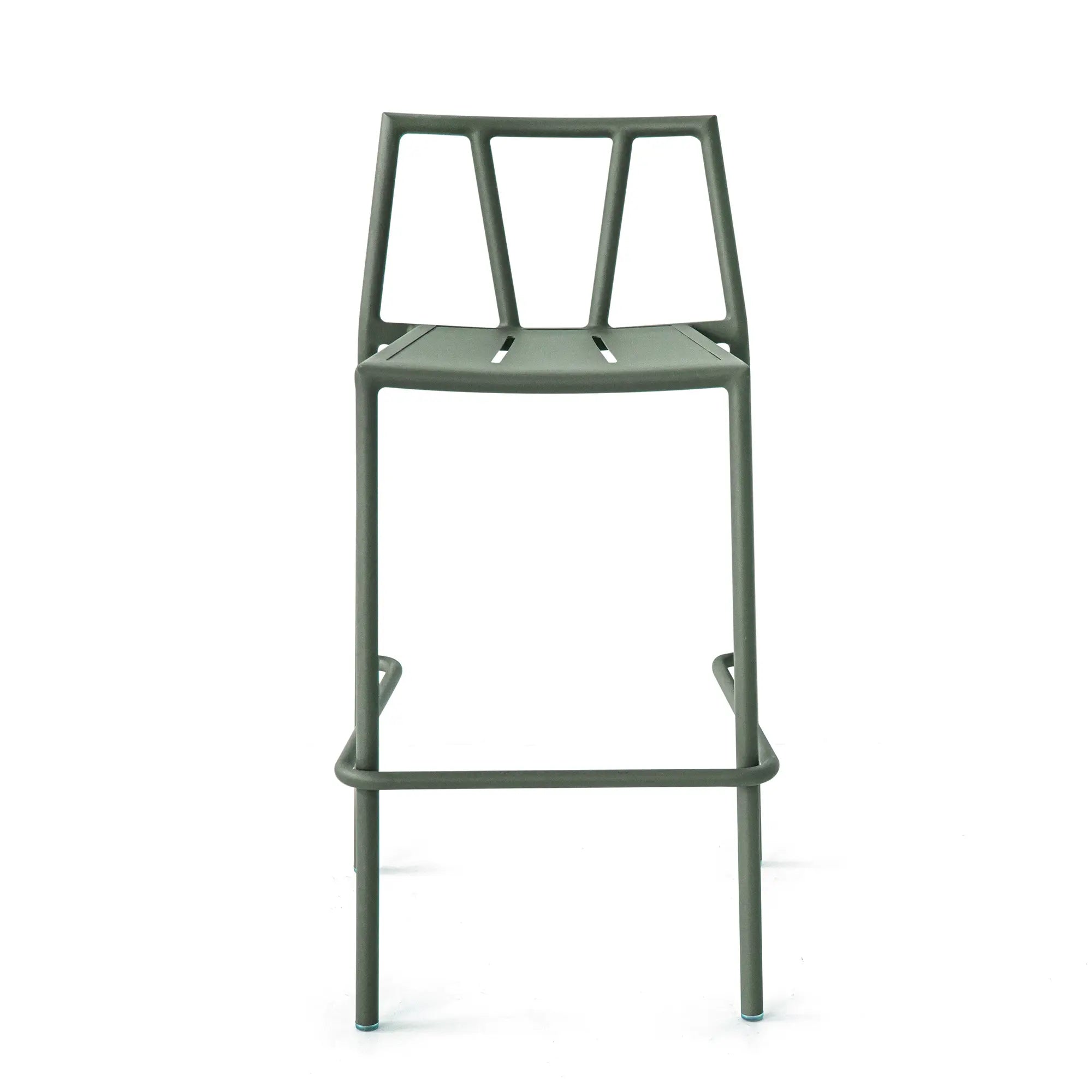 Victory Aluminum Outdoor Bar Set with Cactus Green Finish