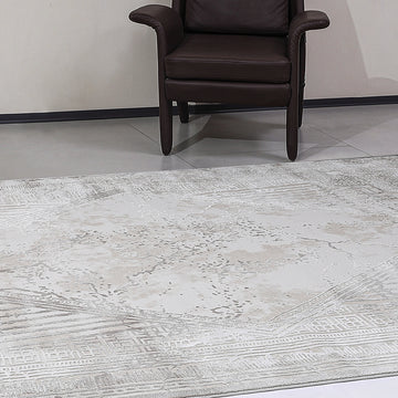 Safei Layered Geometric Calm Area Rug