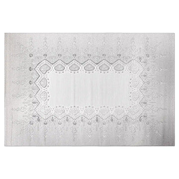 Shafei Ornamental Border Calm Interior Area Rug Exquisite Embossed Border with Classic Patterns Carpet