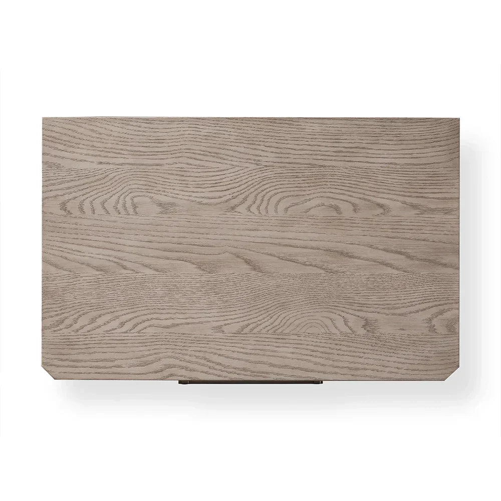St. Martin Wood Closed Nightstand Oak Bedside table with Soft-Close Drawers
