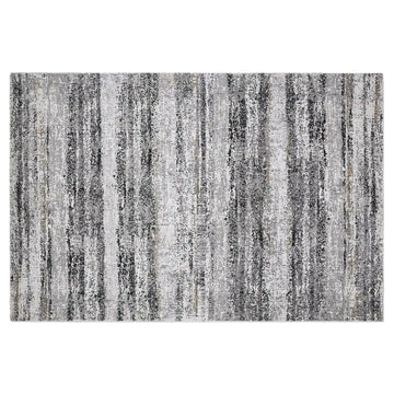 Torino Vertical Rainline Neutral Area Rug with Relaxed Feel & Natural Texture Carpet Modern Rainline Texture Style