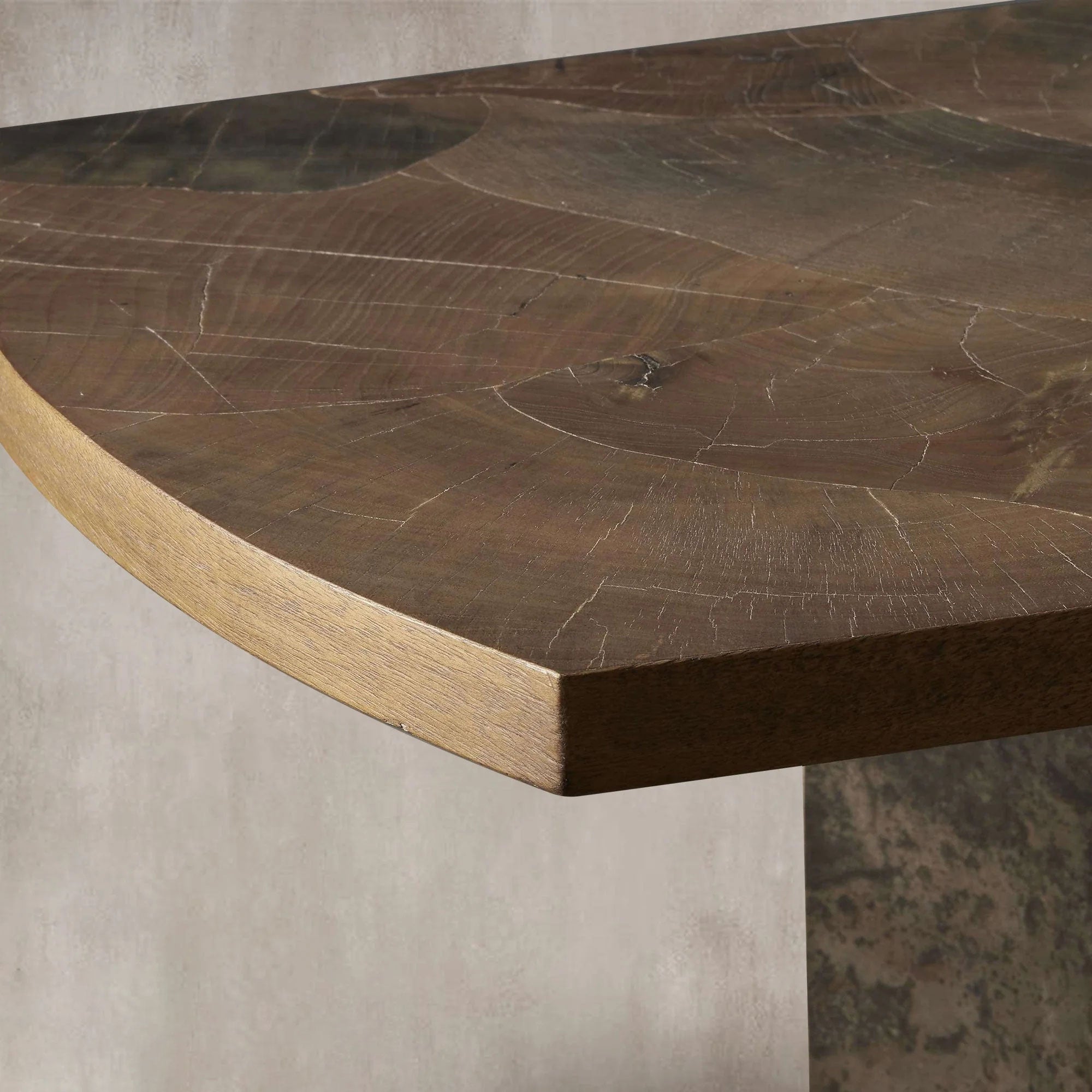 Pola Wood Coffee Table Wabi-Sabi Living Room Center Tea Table