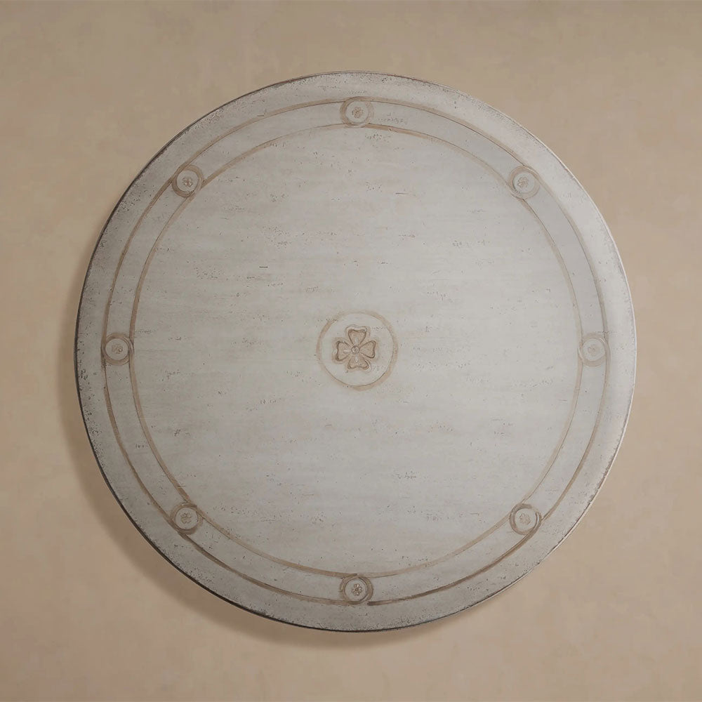 Girardi Geo Link Bell'Arte Hand-Painted Round Dining Table