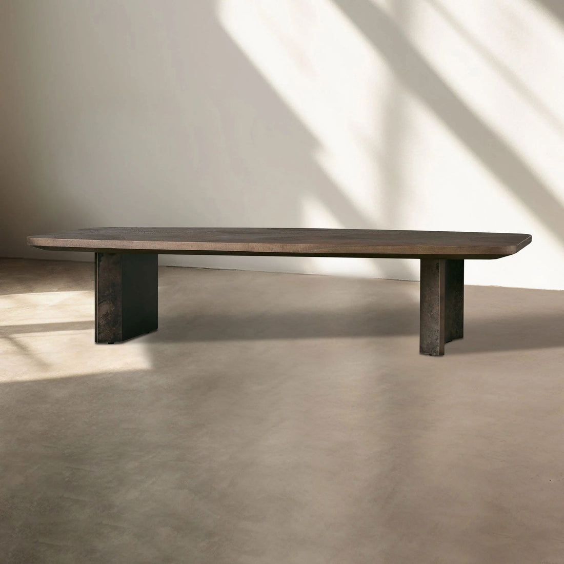 Pola Wood Coffee Table Wabi-Sabi Living Room Center Tea Table